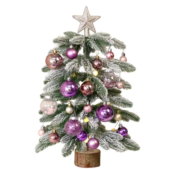 小さなクリスマスオーナメント ミニクリスマスツリー デスクトップ装飾 松ぼっくりクリスマスツリー パーティー用品用